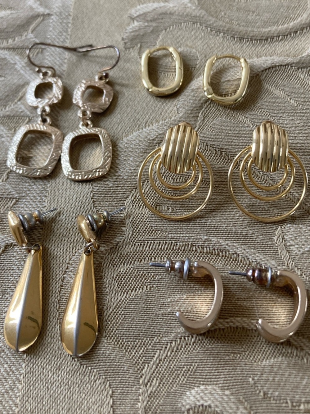 Gold-Tone Women's Earring Collection - Mixed Styles